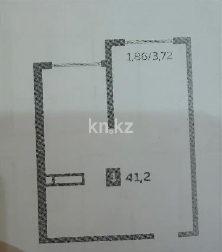 Продажа 2-комнатной квартиры, 41.2 м² в Алматы