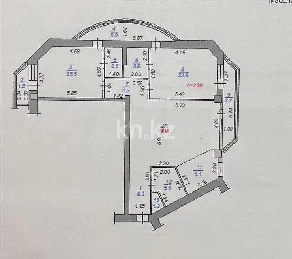 Продажа 3-комнатной квартиры, 136 м² в Алматы - фото 7