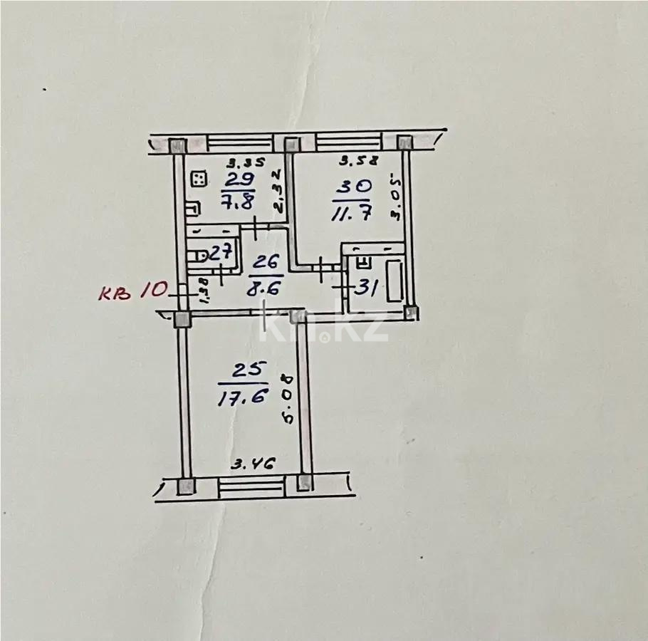 Продажа 2-комнатной квартиры, 50.8 м² в Алматы - фото 6