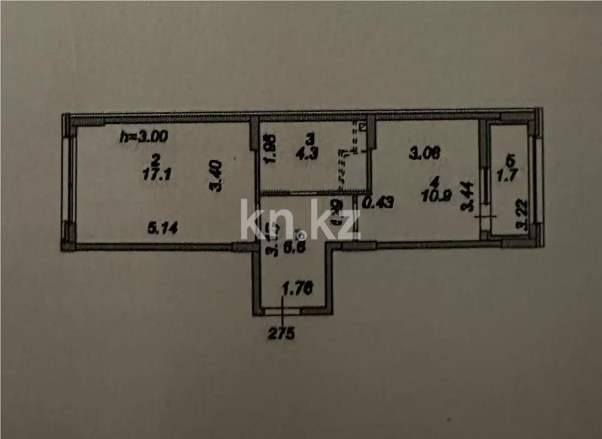 Продажа 2-комнатной квартиры, 40.6 м², пр. Туран, дом  39/2 стр в Астане - фото 2