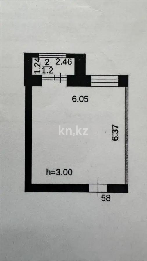 Продажа 1-комнатной квартиры, 39 м² в Караганде