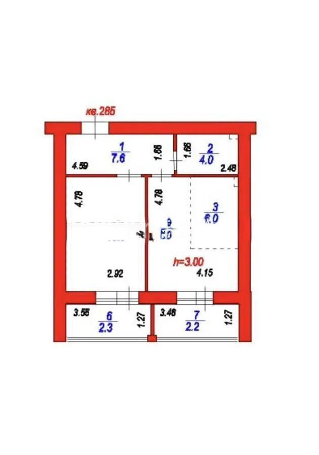 Продажа 2-комнатной квартиры, 50 м² в Астане