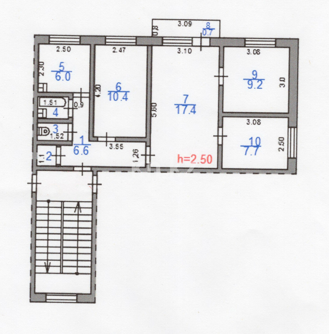 Продажа 4-комнатной квартиры, 62 м², Деева, дом  11 в Жезказгане - фото 7