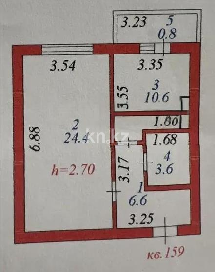 Продажа 1-комнатной квартиры, 46 м² в Астане - фото 5