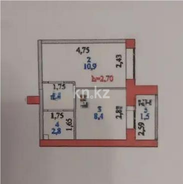 Продажа 1-комнатной квартиры, 27 м² в Астане - фото 4