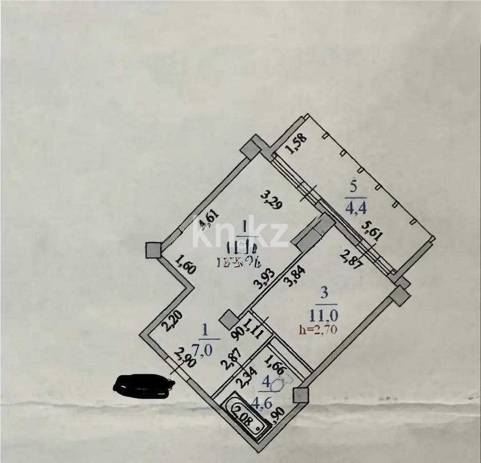 Продажа 1-комнатной квартиры, 42 м² в Астане - фото 5