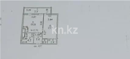 Продажа 2-комнатной квартиры, 40.9 м² в Астане - фото 6