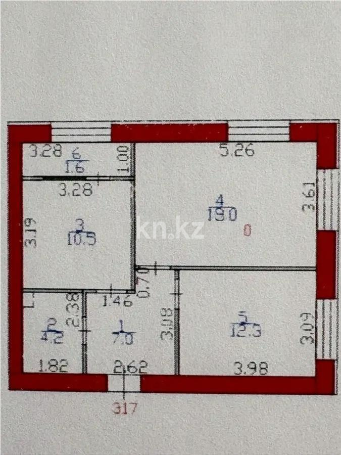 Продажа 2-комнатной квартиры, 55 м² в Астане