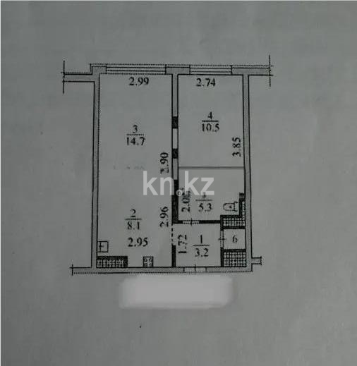 Продажа 2-комнатной квартиры, 45 м² в Алматы - фото 3