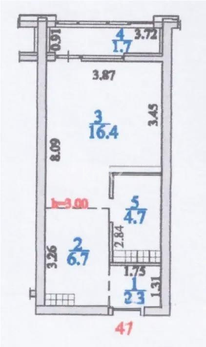 Продажа 2-комнатной квартиры, 35 м² в Алматы