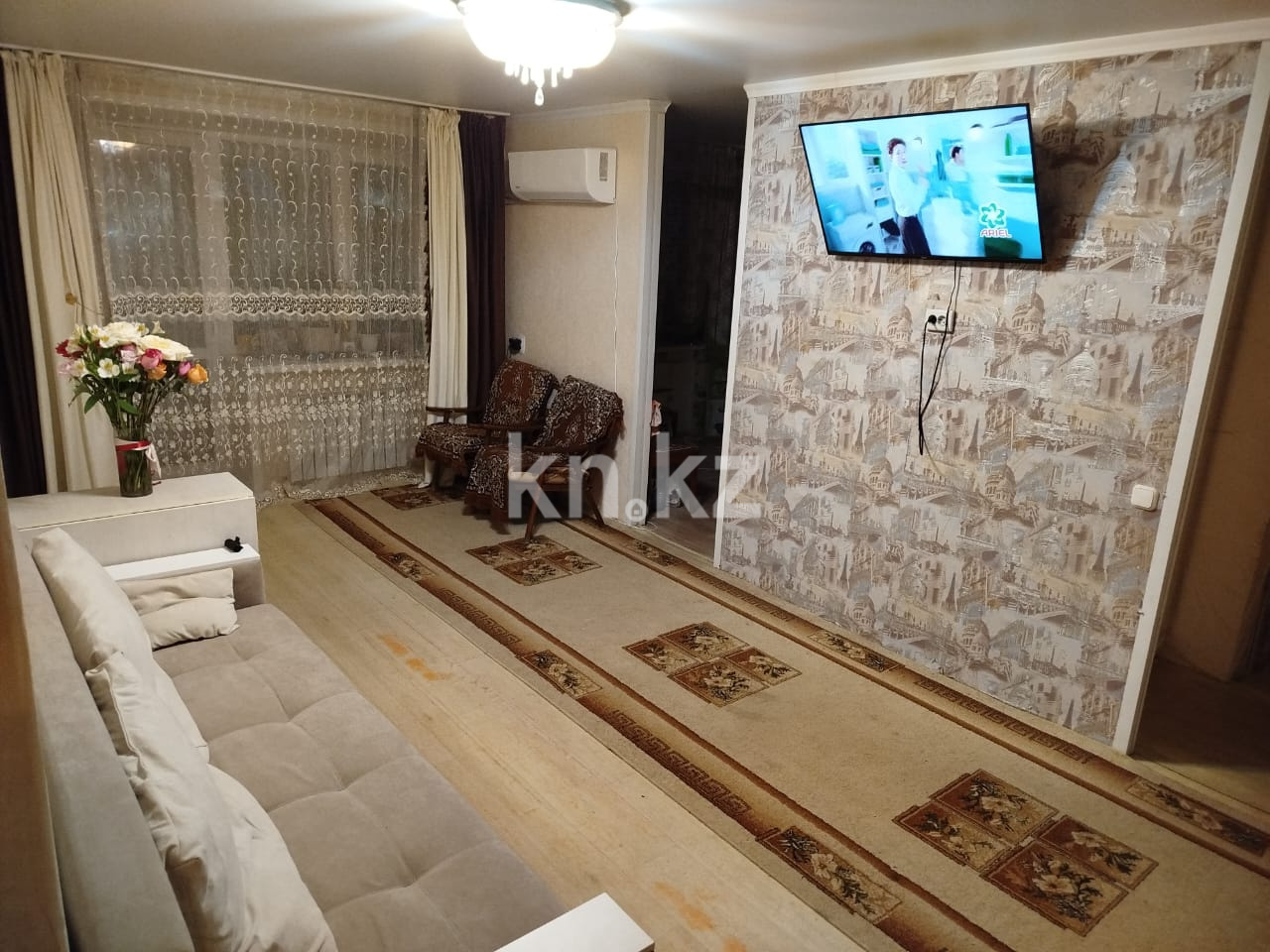 Продажа 3-комнатной квартиры, 56.6 м², мкр-н 12, дом  4 в Караганде