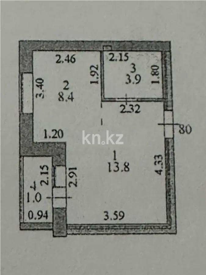 Продажа 1-комнатной квартиры, 28 м² в Астане - фото 4