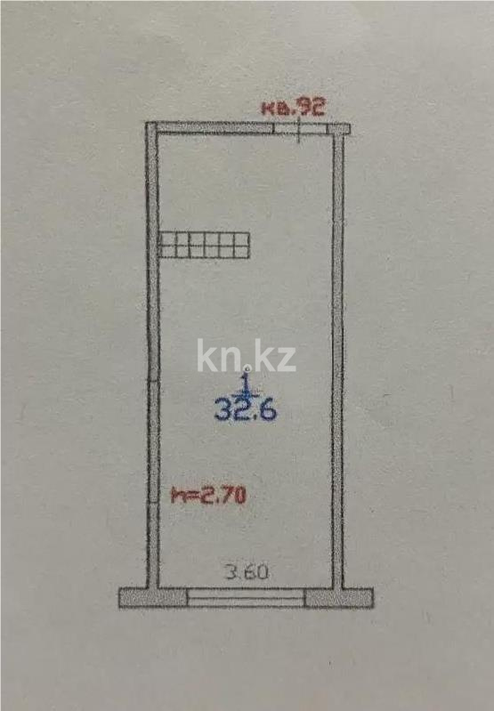 Продажа 1-комнатной квартиры, 32.6 м² в Алматы - фото 3
