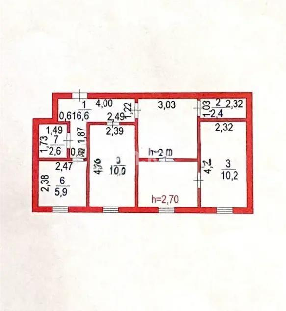 Продажа 3-комнатной квартиры, 55 м², ул. Бейбитшилик, дом  55 в Астане - фото 7