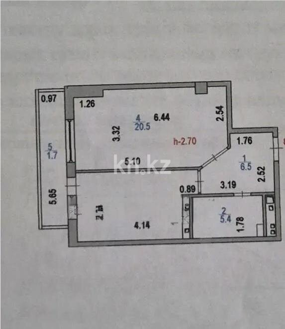 Продажа 1-комнатной квартиры, 47.1 м² в Астане - фото 5