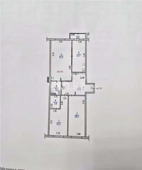 Продажа 3-комнатной квартиры, 96.2 м² в Алматы - фото 7