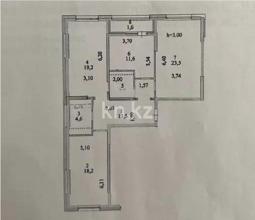 Продажа 3-комнатной квартиры, 95.9 м² в Астане - фото 6