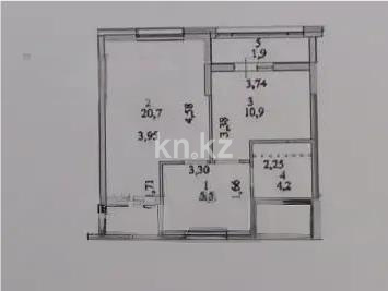 Продажа 2-комнатной квартиры, 44 м² в Астане - фото 2
