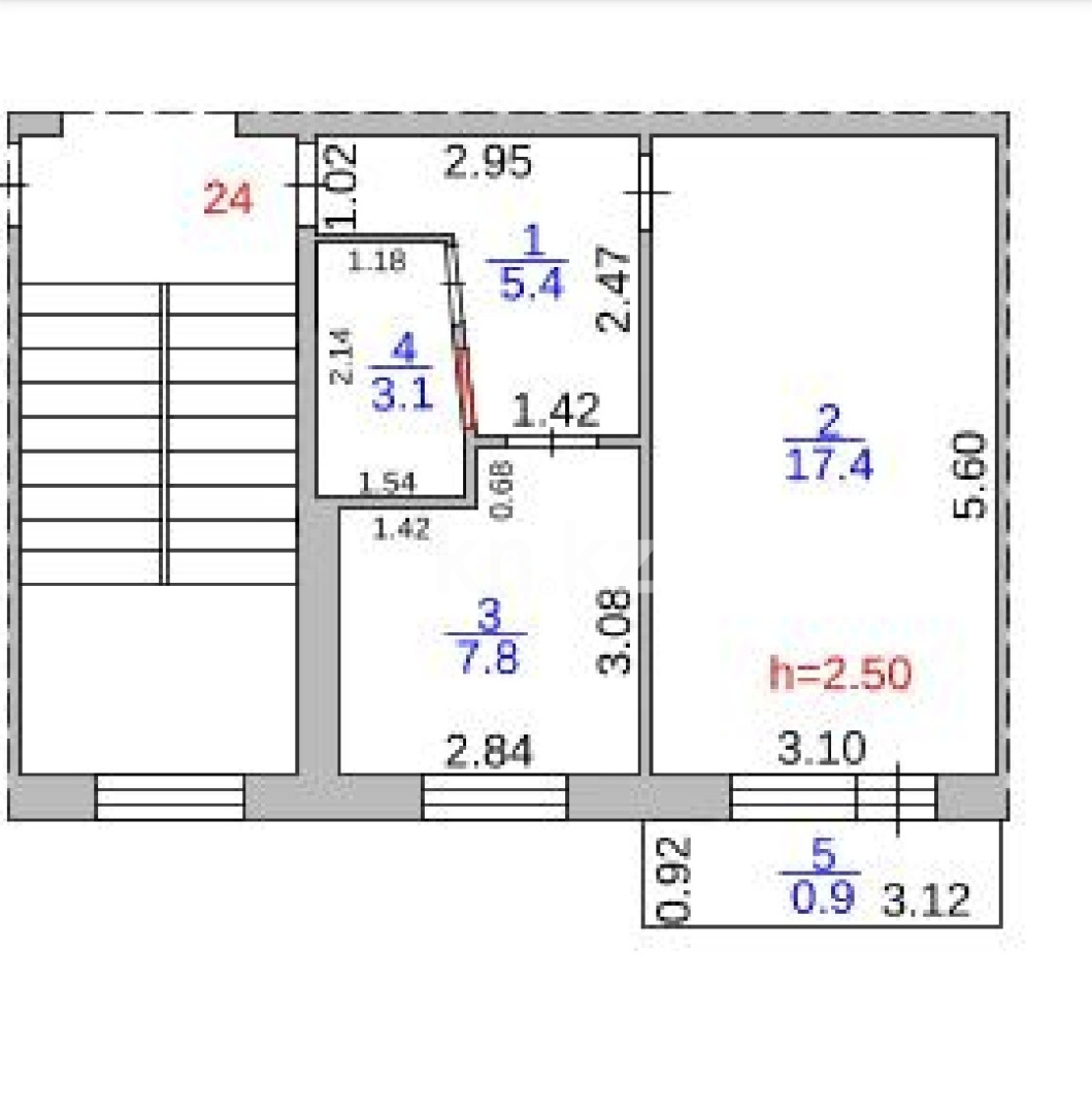 Продажа 1-комнатной квартиры, 35 м² в Караганде - фото 6