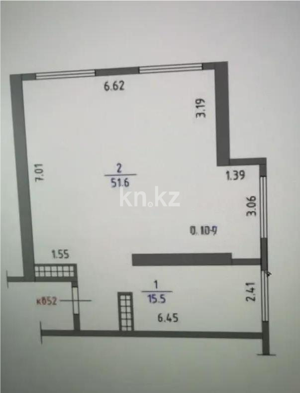 Продажа 3-комнатной квартиры, 67.1 м² в Алматы
