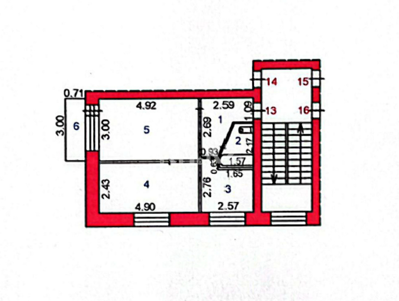 Продажа 2-комнатной квартиры, 41.2 м² в Караганде - фото 8