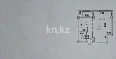Продажа 1-комнатной квартиры, 41.2 м² в Астане - фото 2