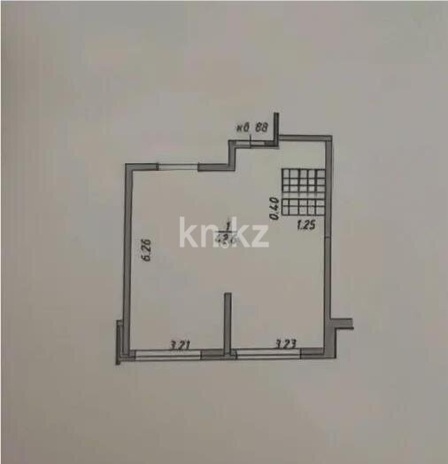 Продажа 1-комнатной квартиры, 42.9 м² в Алматы - фото 4