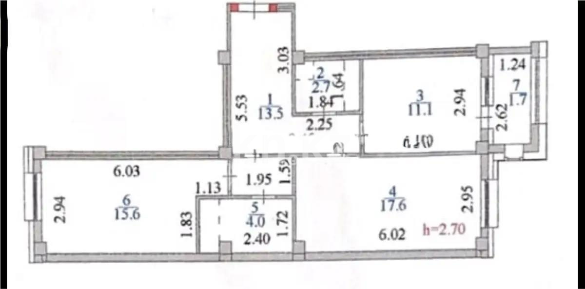 Продажа 2-комнатной квартиры, 67 м², ул. Сыганак, дом  11 в Астане - фото 7