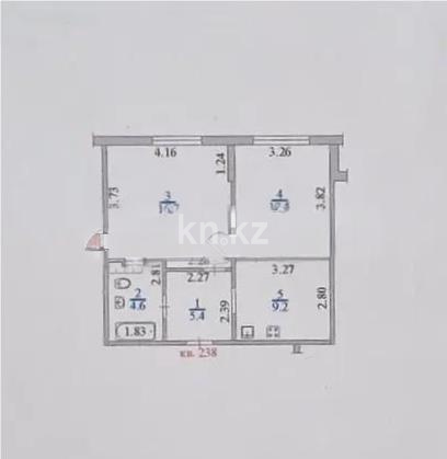 Продажа 2-комнатной квартиры, 48.5 м² в Алматы - фото 6