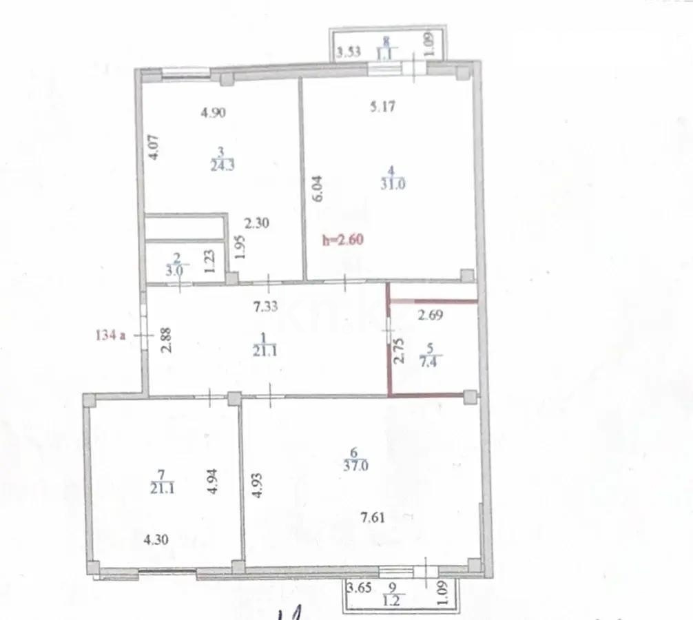 Продажа 3-комнатной квартиры, 147.2 м² в Астане