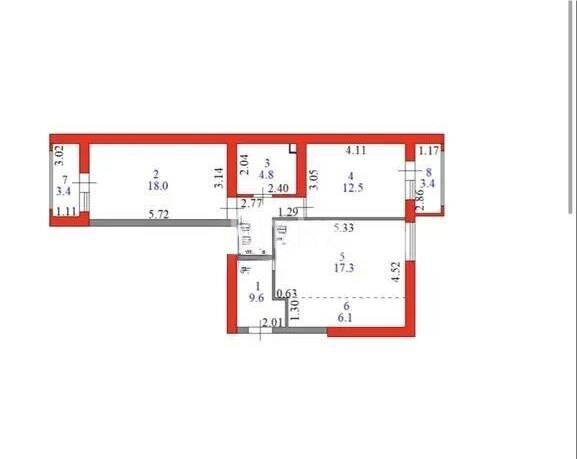 Продажа 3-комнатной квартиры, 75 м² в Астане - фото 6