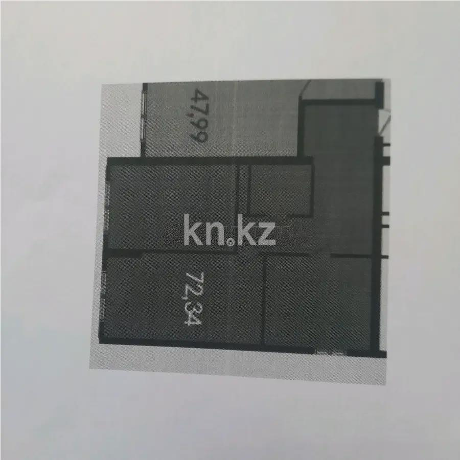 Продажа 3-комнатной квартиры, 72.4 м², ул. Момышулы, дом  100 стр в Алматы