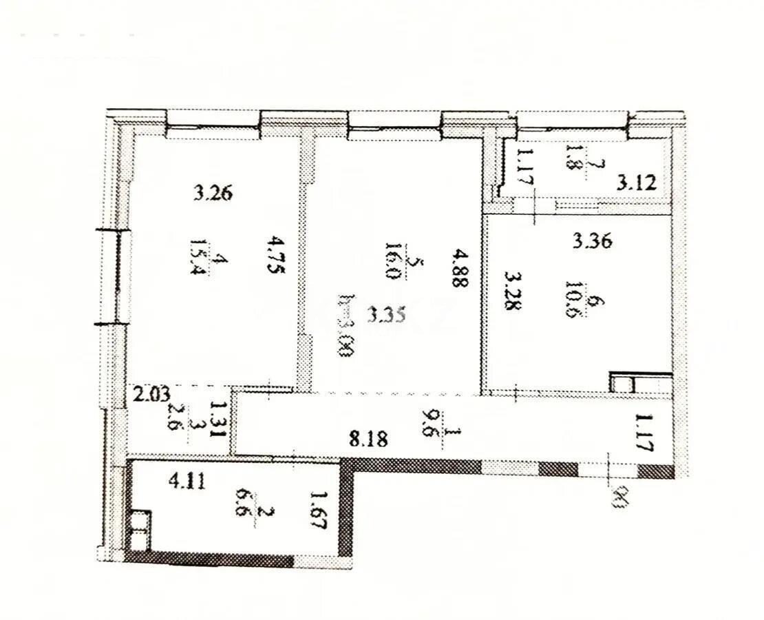 Продажа 2-комнатной квартиры, 63 м² в Астане - фото 2