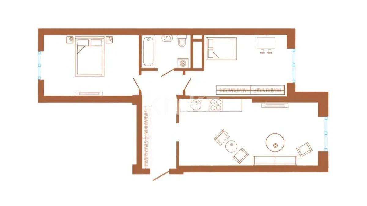 Продажа 3-комнатной квартиры, 61 м² в Астане - фото 5