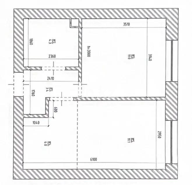 Продажа 2-комнатной квартиры, 35 м² в Астане - фото 6