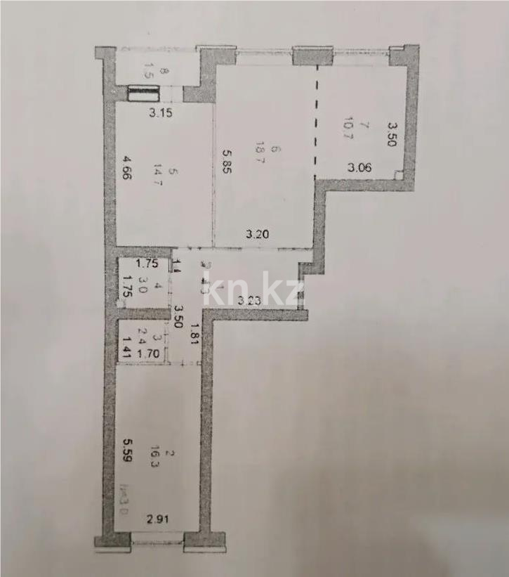 Продажа 3-комнатной квартиры, 78 м² в Астане - фото 6