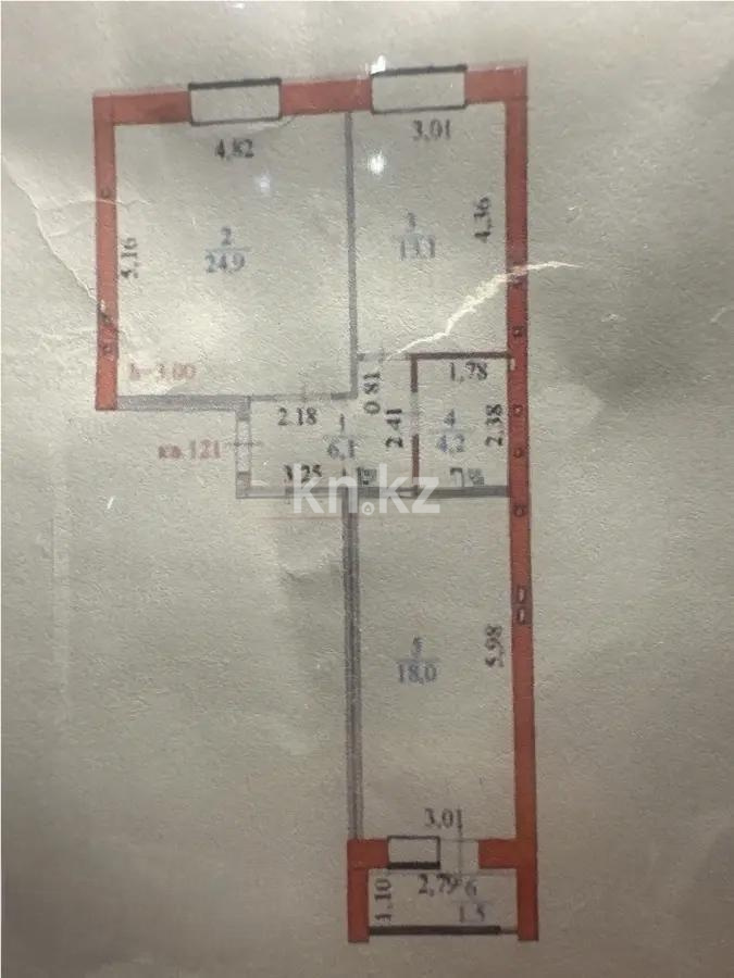 Продажа 2-комнатной квартиры, 67.8 м² в Астане