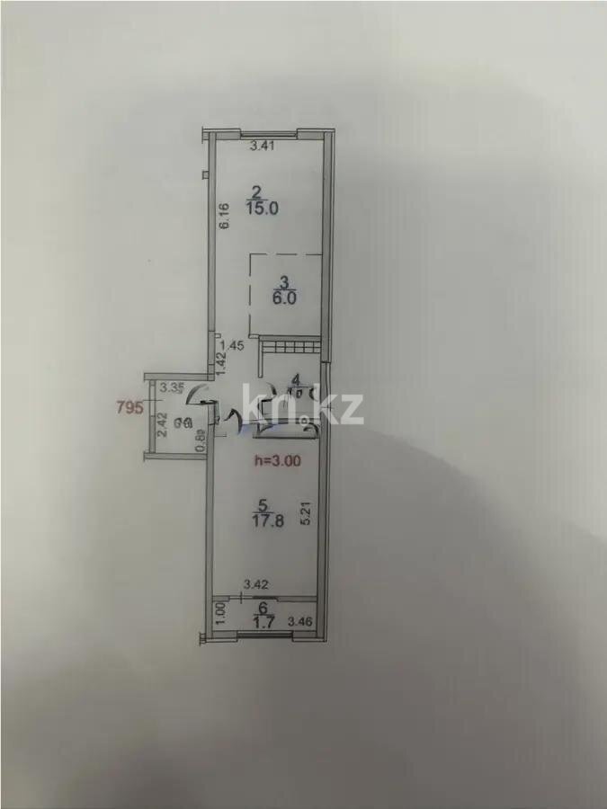 Продажа 2-комнатной квартиры, 55 м² в Алматы - фото 4