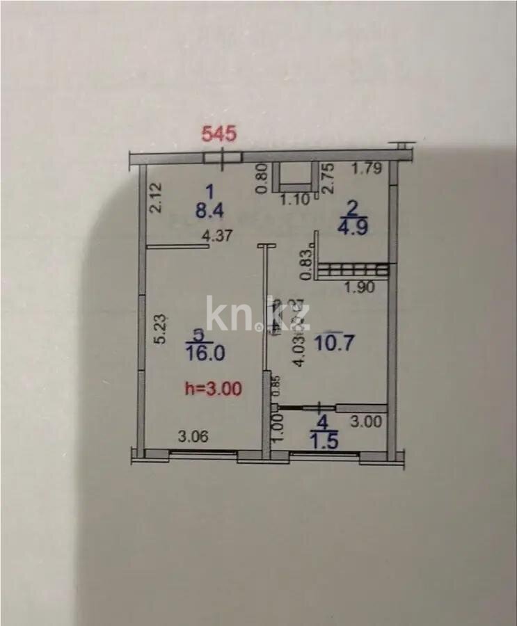 Продажа 1-комнатной квартиры, 41.5 м² в Алматы - фото 4