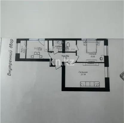 Продажа 2-комнатной квартиры, 75 м² в Астане