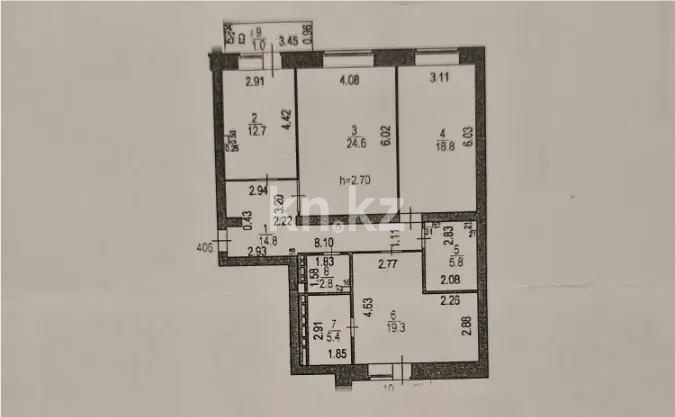 Продажа 3-комнатной квартиры, 106.2 м² в Астане - фото 6