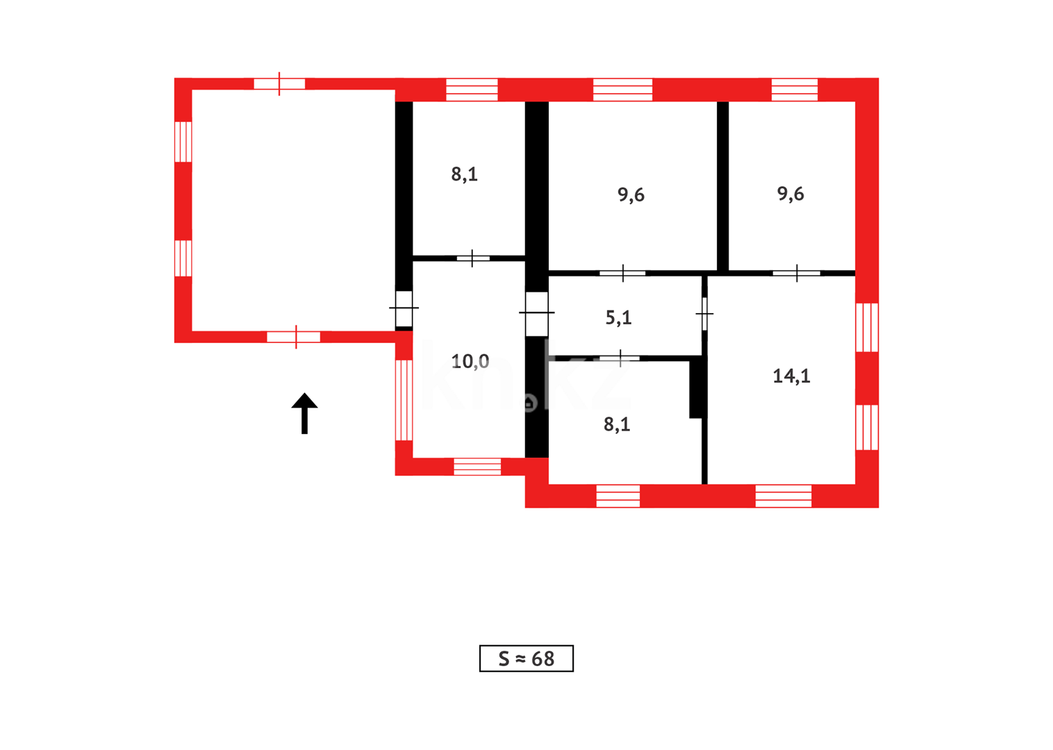 Продажа 4-комнатного дома, 67 м² в Темиртау - фото 12
