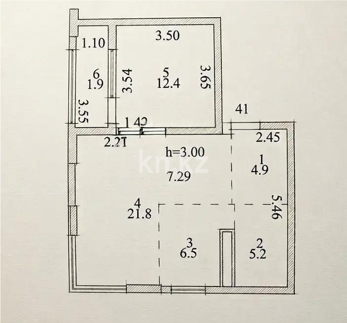 Продажа 2-комнатной квартиры, 53 м² в Астане - фото 3