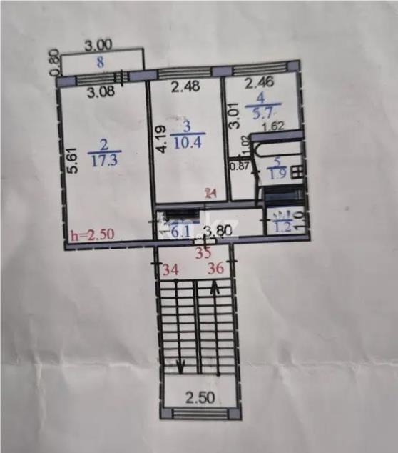 Продажа 2-комнатной квартиры, 44 м² в Караганде - фото 6