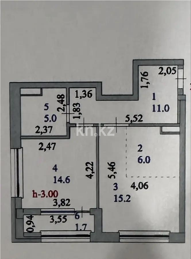 Продажа 2-комнатной квартиры, 53 м² в Астане - фото 6