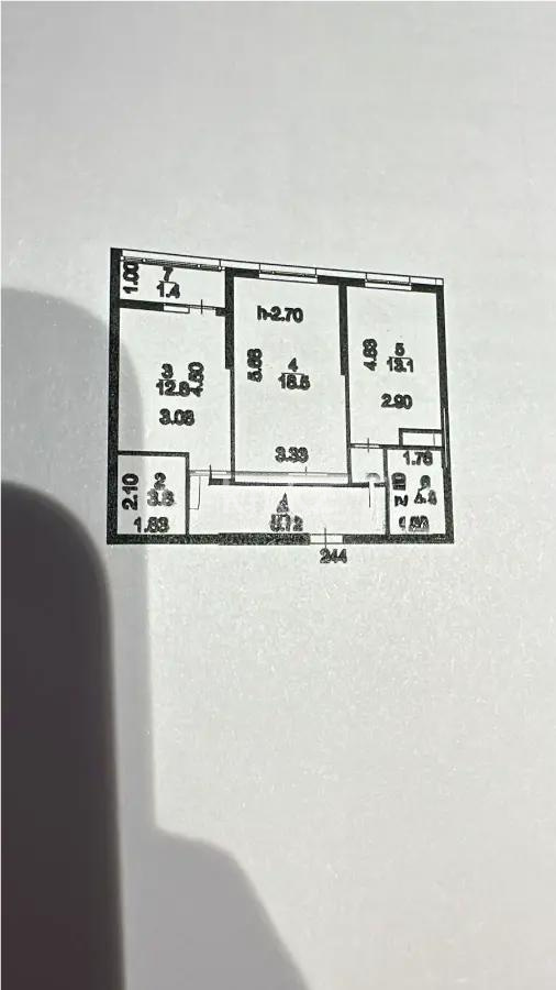 Продажа 2-комнатной квартиры, 64.3 м², ул. Бейбарыс Султан, дом  12 в Астане