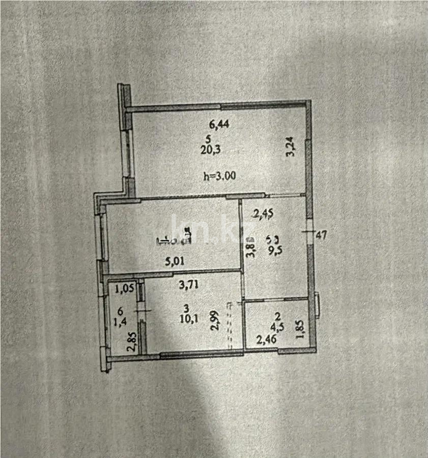 Продажа 2-комнатной квартиры, 59 м², ул. Толе би, дом  14 в Астане - фото 5