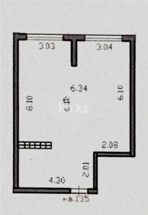 Продажа 1-комнатной квартиры, 46.2 м² в Алматы - фото 2