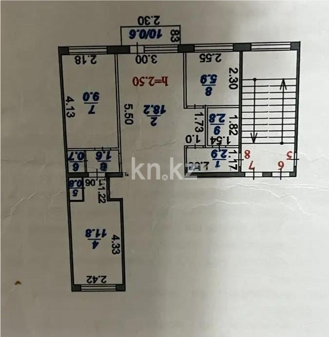 Продажа 3-комнатной квартиры, 54 м² в Караганде - фото 6