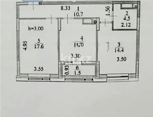 Продажа 2-комнатной квартиры, 61 м² в Астане - фото 6